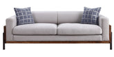 Pelton Fabric & Walnut Sofa Model 54890 By ACME Furniture
